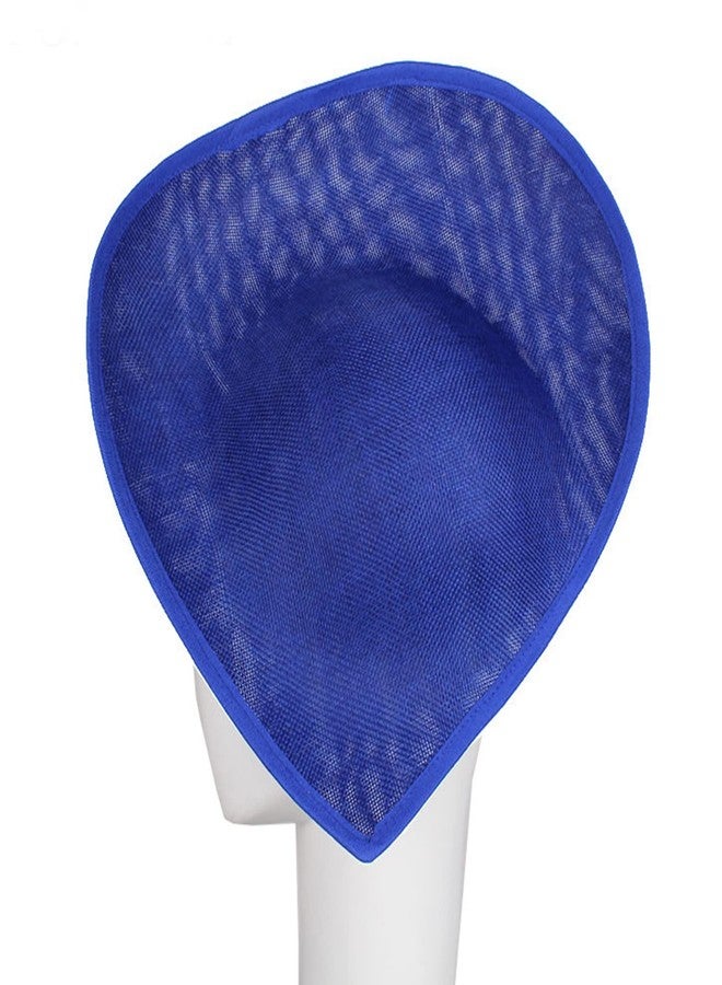 URTERYSER Sinamay Hat Base, Teardrop Saucer Hat Base, 40.00 * 36.00 * 13.00CM, Black - Image 2